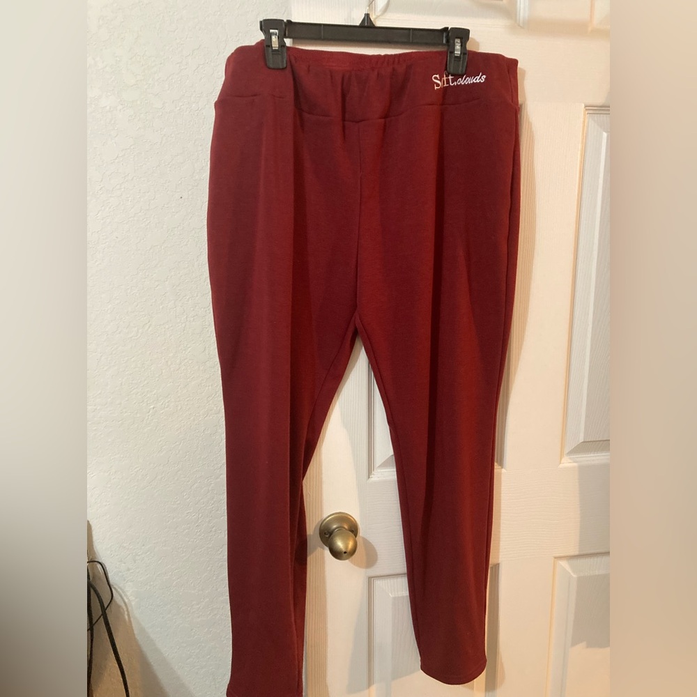 Soft Clouds Sherpa fleece lined leggings 4X (worn/washed once)